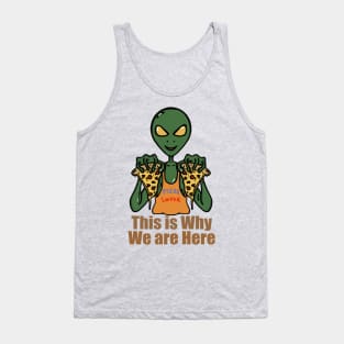 Alien is Pizza Lover Tank Top